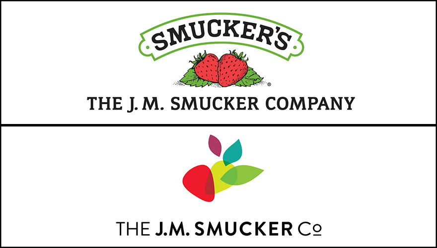 Smucker logos, brand vs. corporate